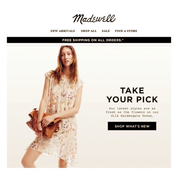 New Madewell Silk Gardengate Dress in Natural - Picture 15 of 16